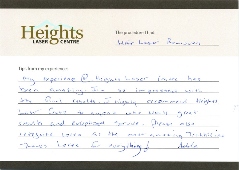 Testimonials-20016_03 heights laser centre medical spa vancouver testimonial