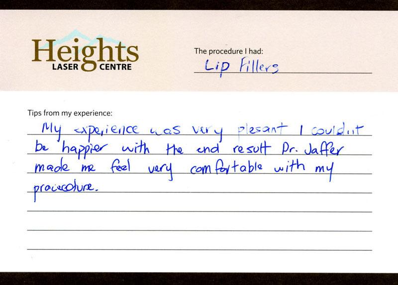 Testimonials0007 heights laser centre medical spa vancouver testimonial