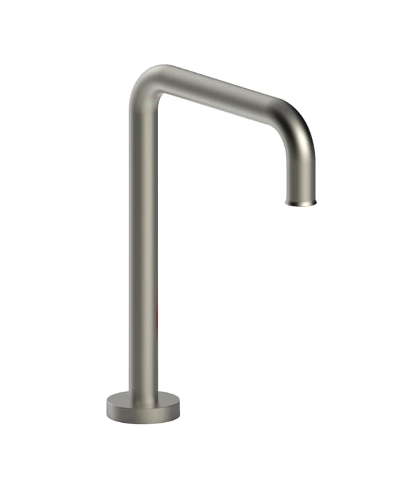 Deck-mount washbasin spout