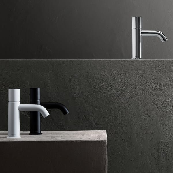 Grifo monomando de lavabo a pared Nostromo E811 / E813 de Fantini — Singular