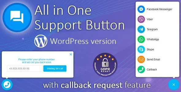 All in One Support Button 1.9.7 New 1 - Thinkingfunda - All in One Support Button All in One Support Button 1.9.7