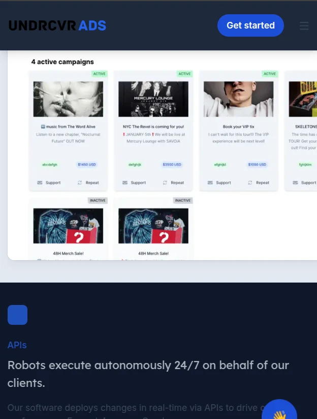 UNDRCVR ADS
