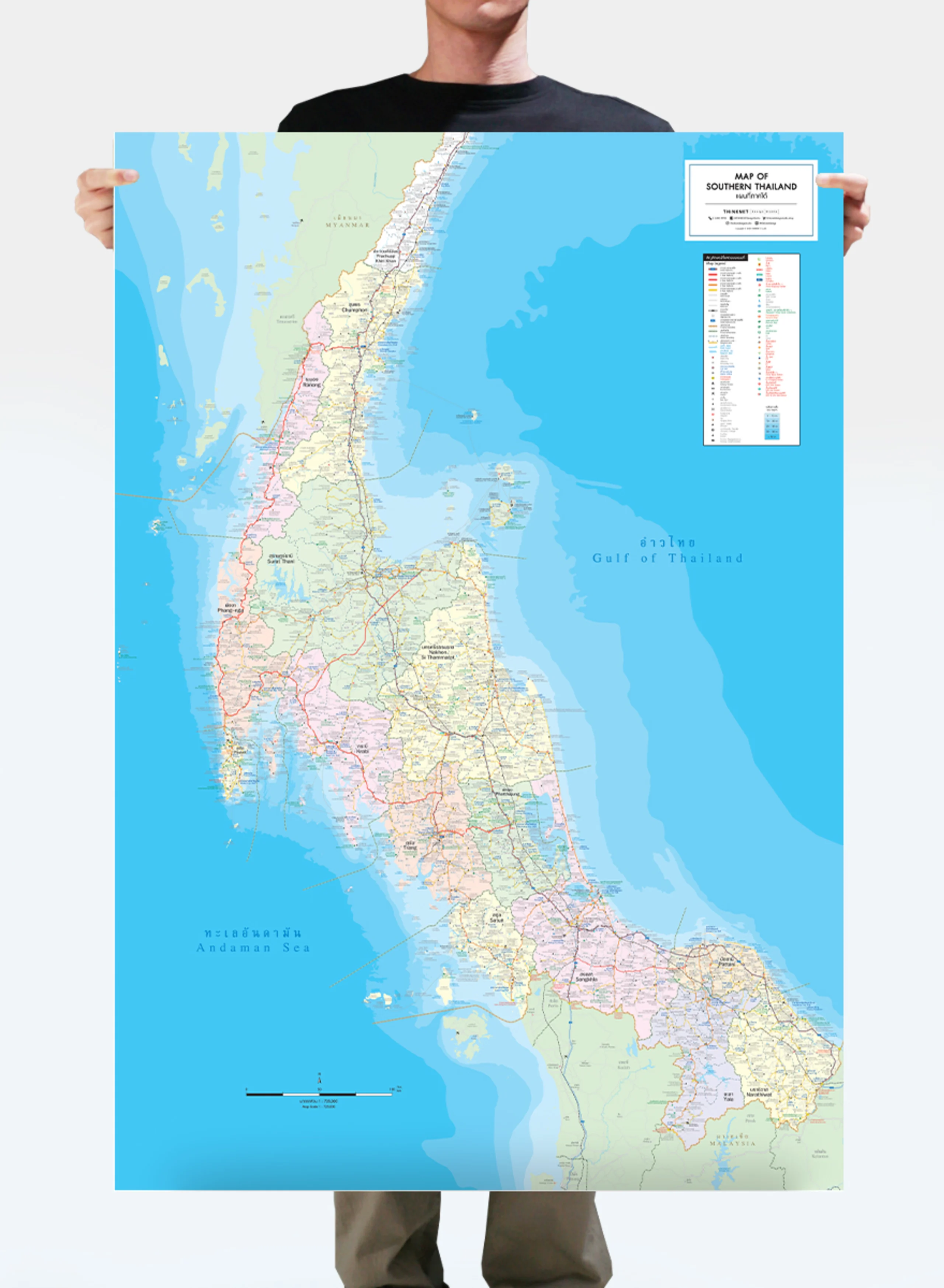 แผนที่ภาคใต้