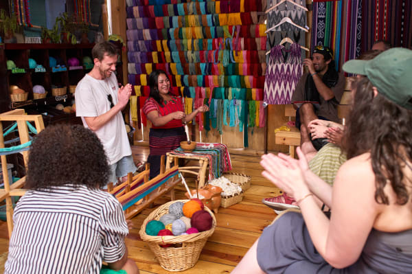 Weaving cooperative, San Juan la Laguna