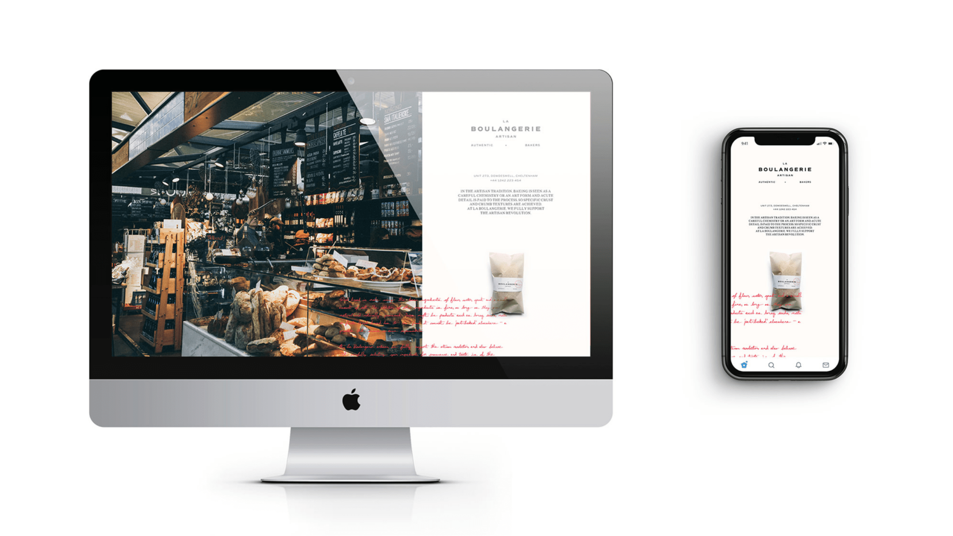 La Boulangerie Bakery Holding Page