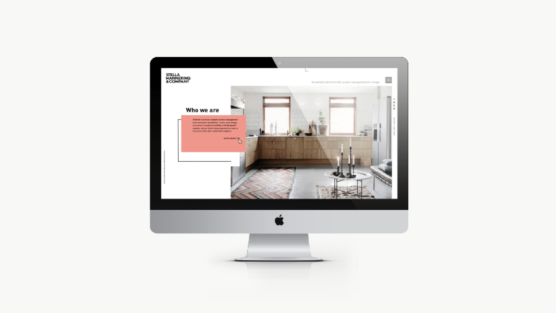 Stella Mannering Homepage Design
