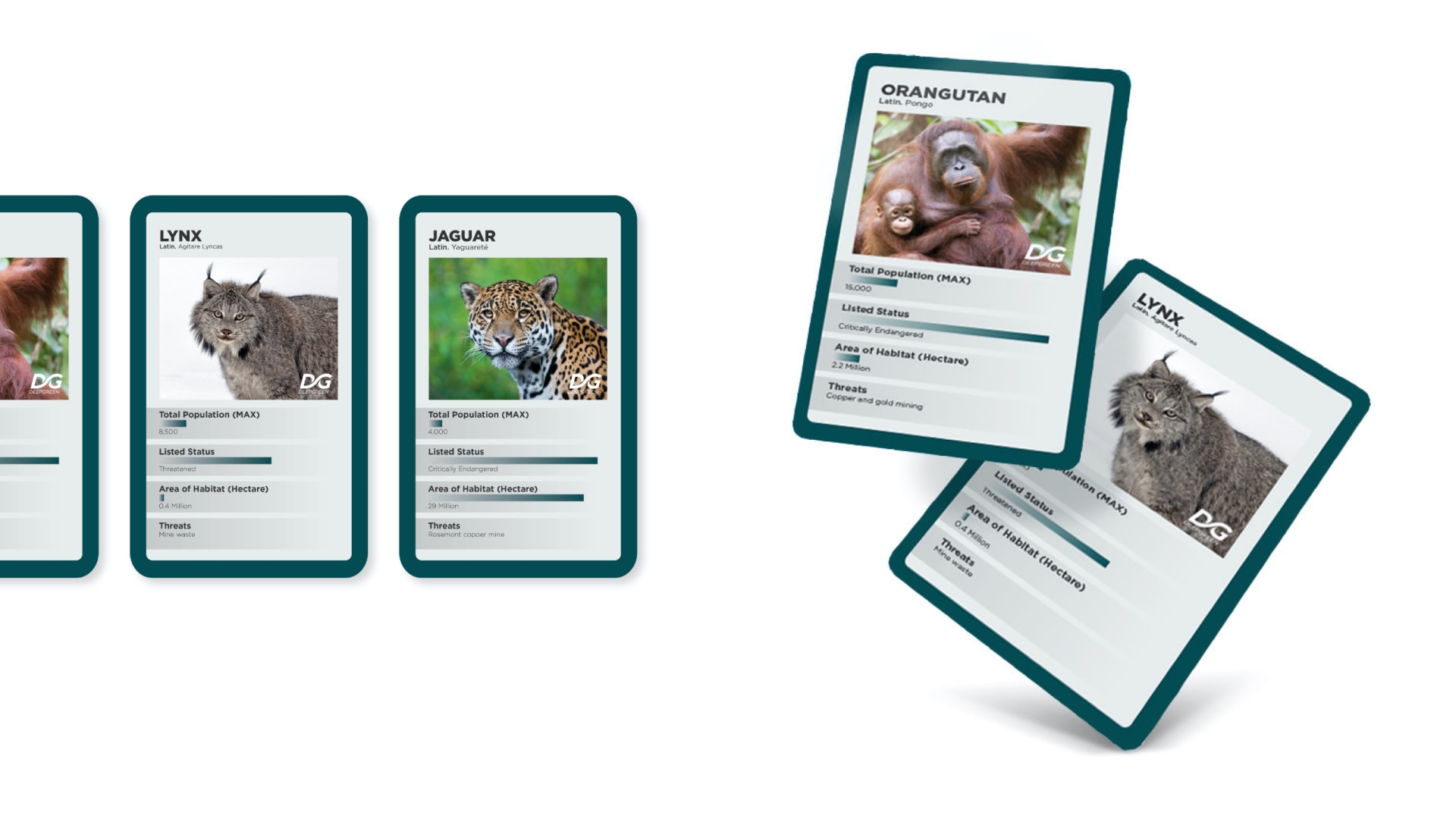 DeepGreen Species Cards