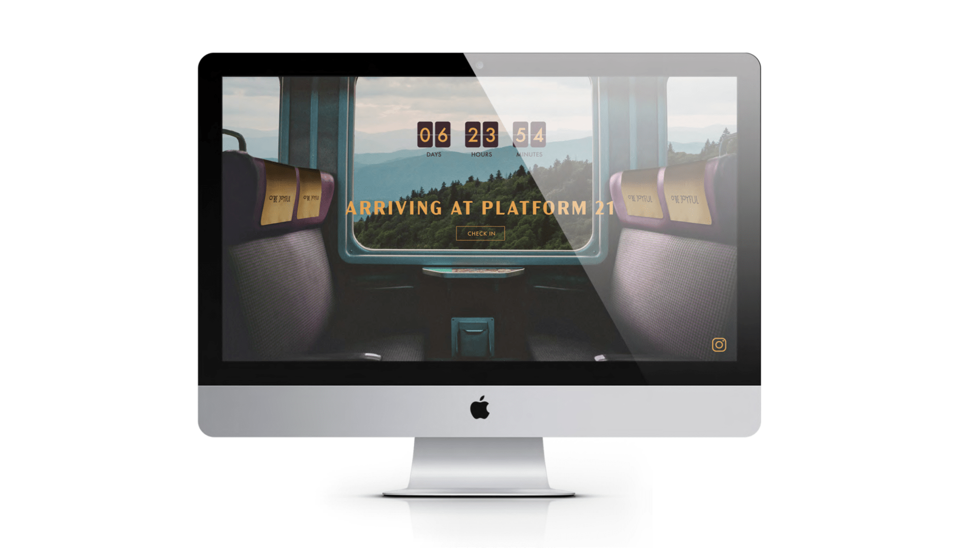 O' Be Joyful Landing Page