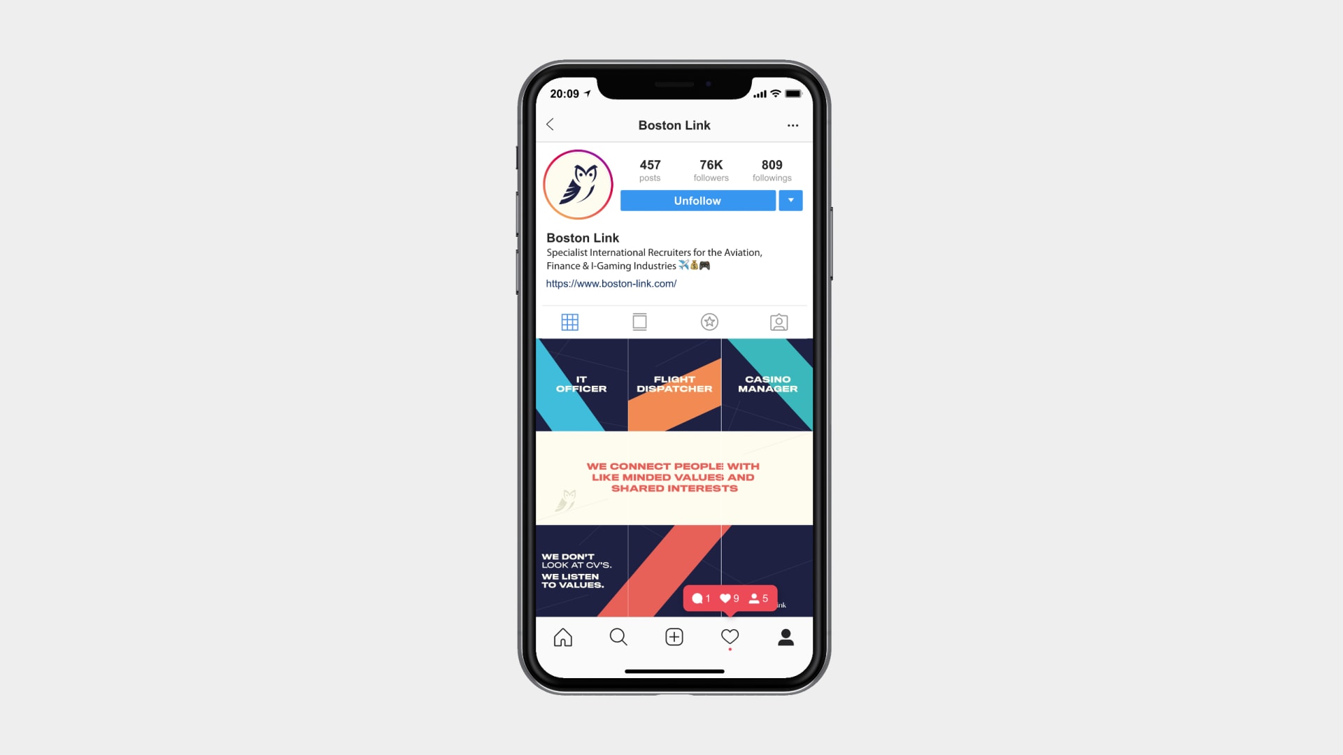 BL Instagram Phone