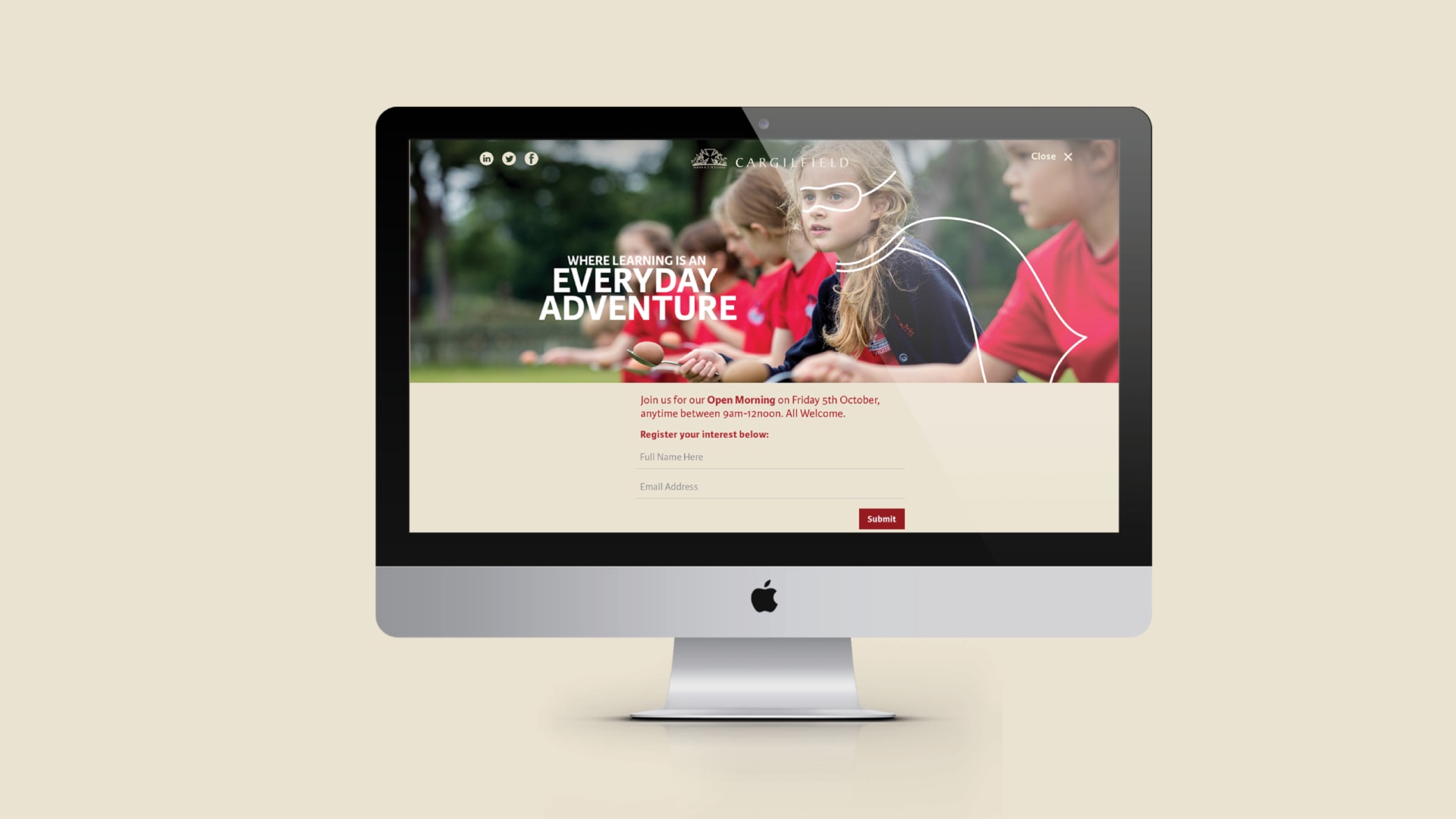 Cargilfield Website Open Morning Sign Up