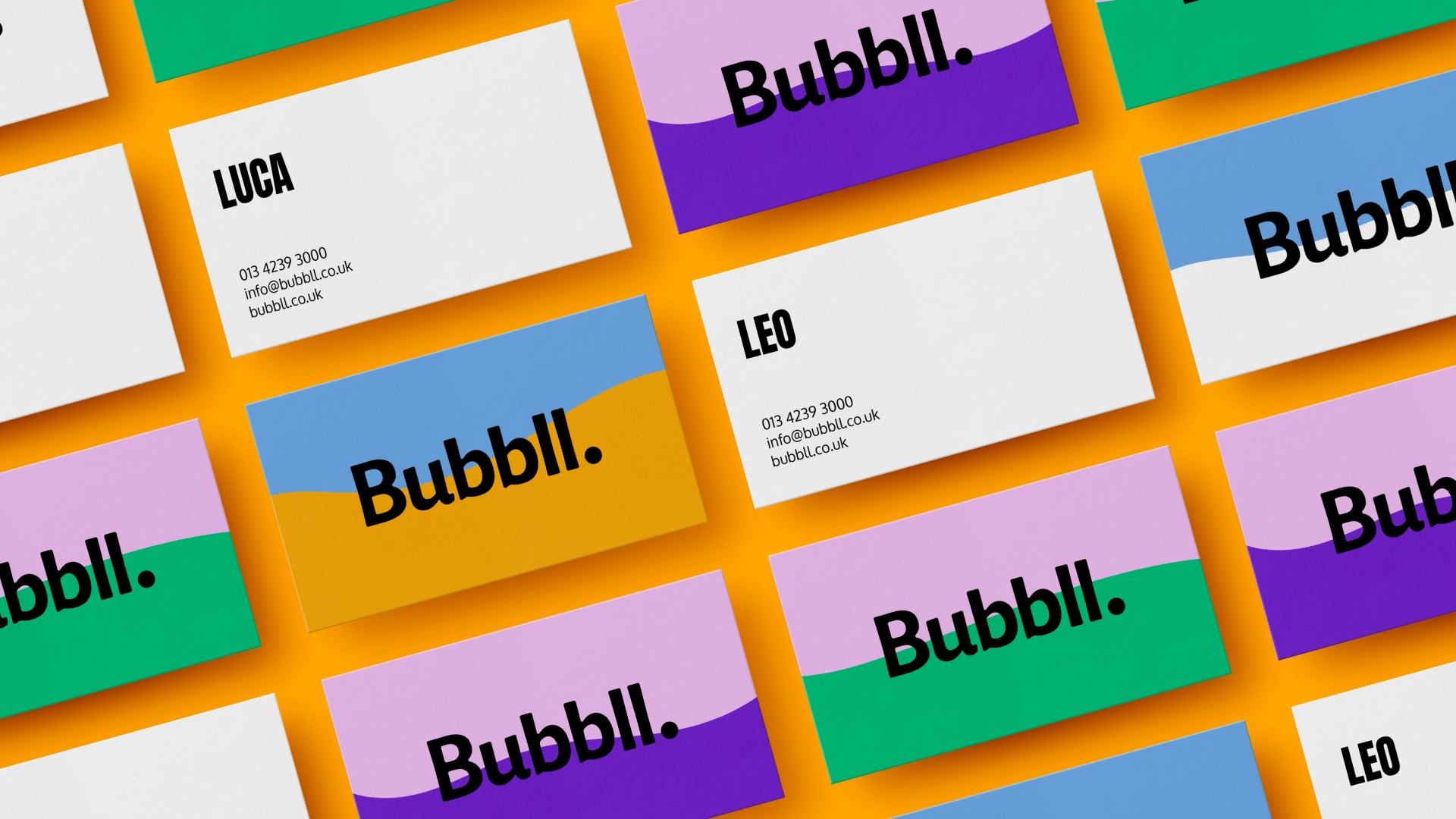 Bubbll. Business card