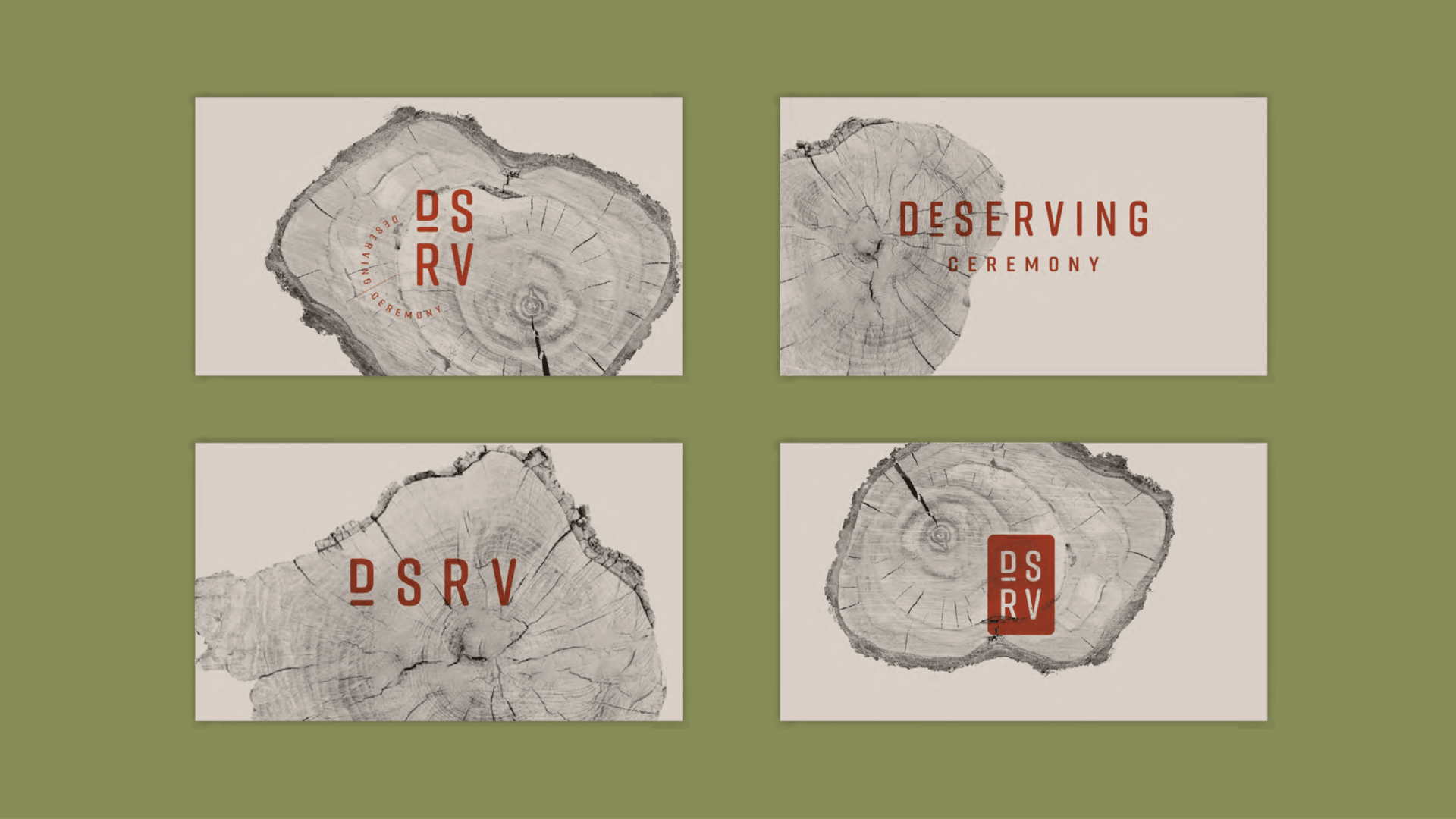 Deserving Ceremonies Business Cards