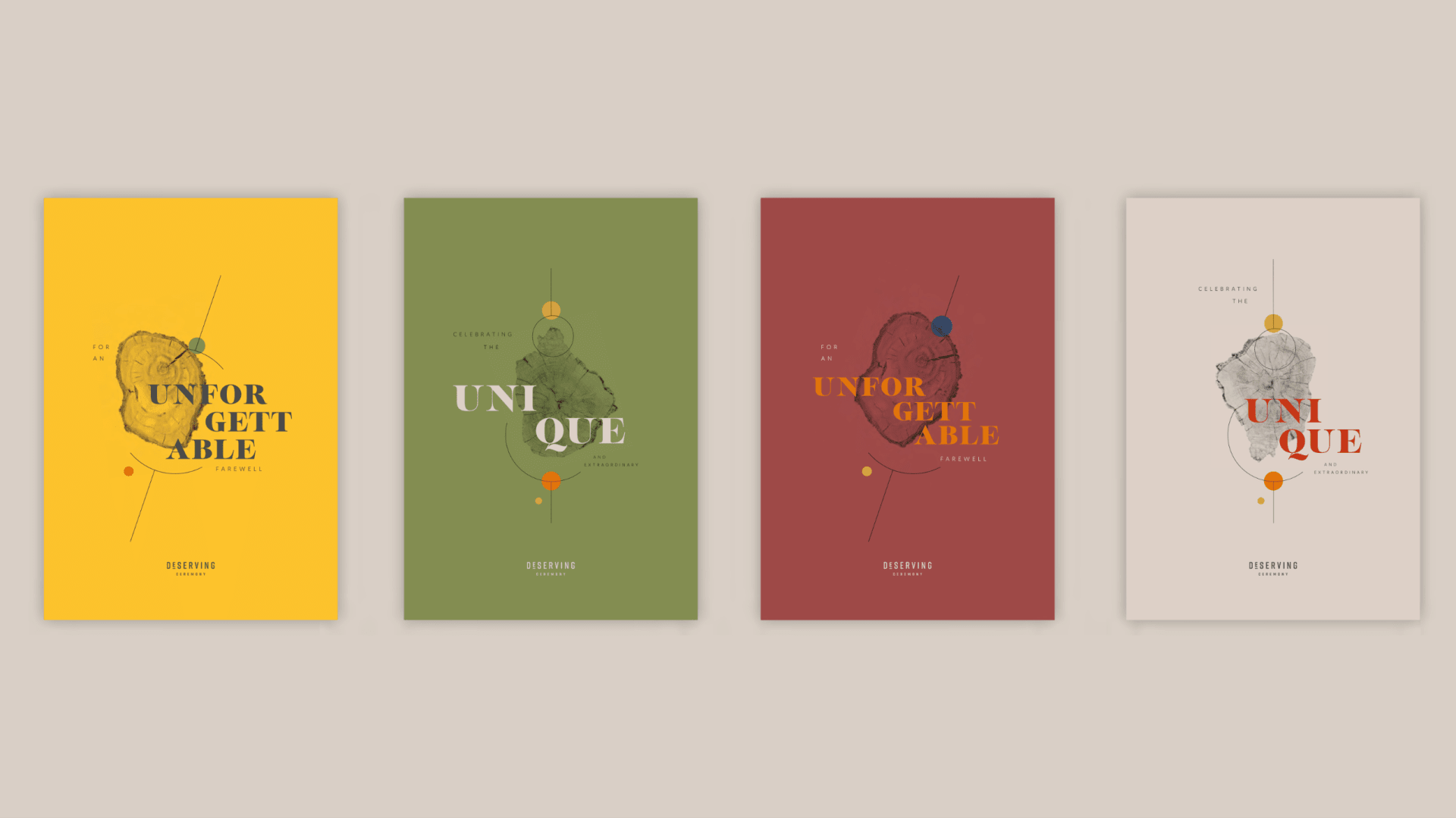 Deserving Ceremonies Cards