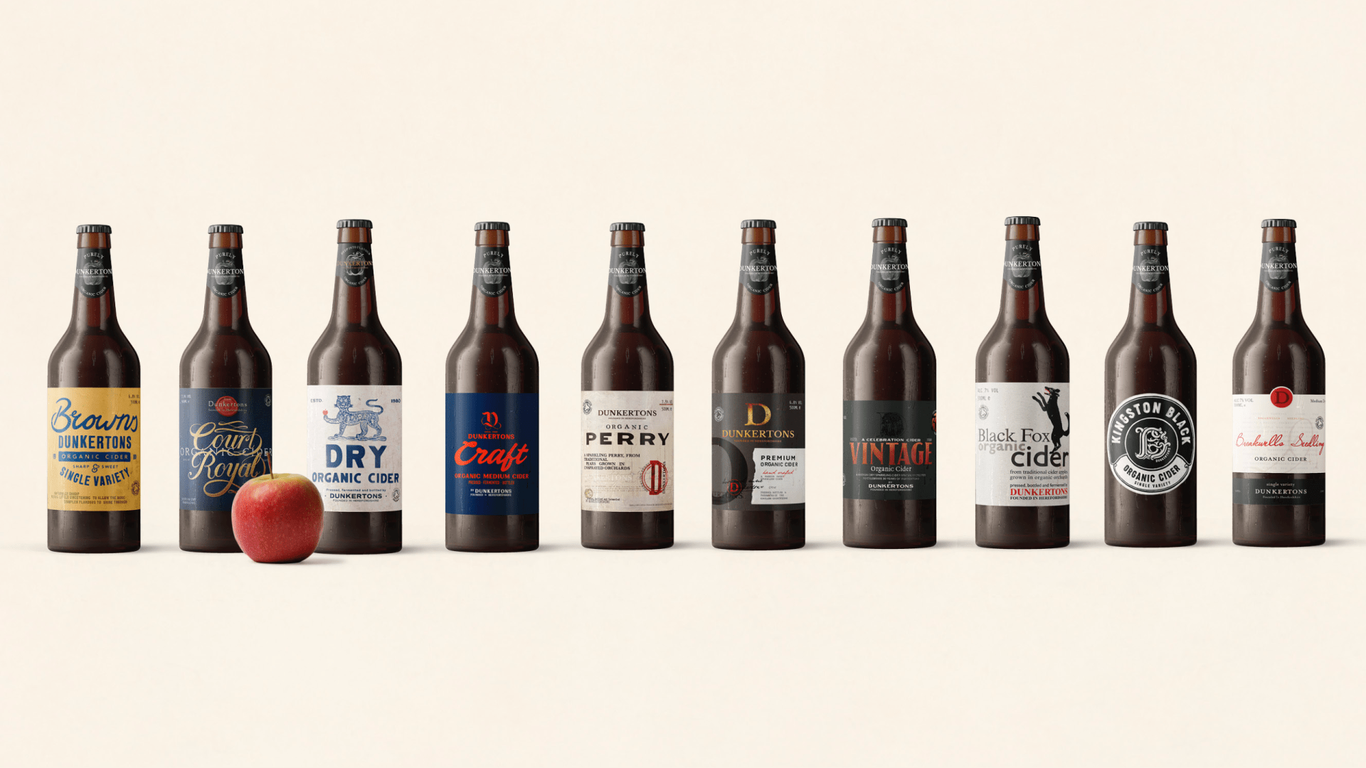 Full Dunkerton's Cider Range