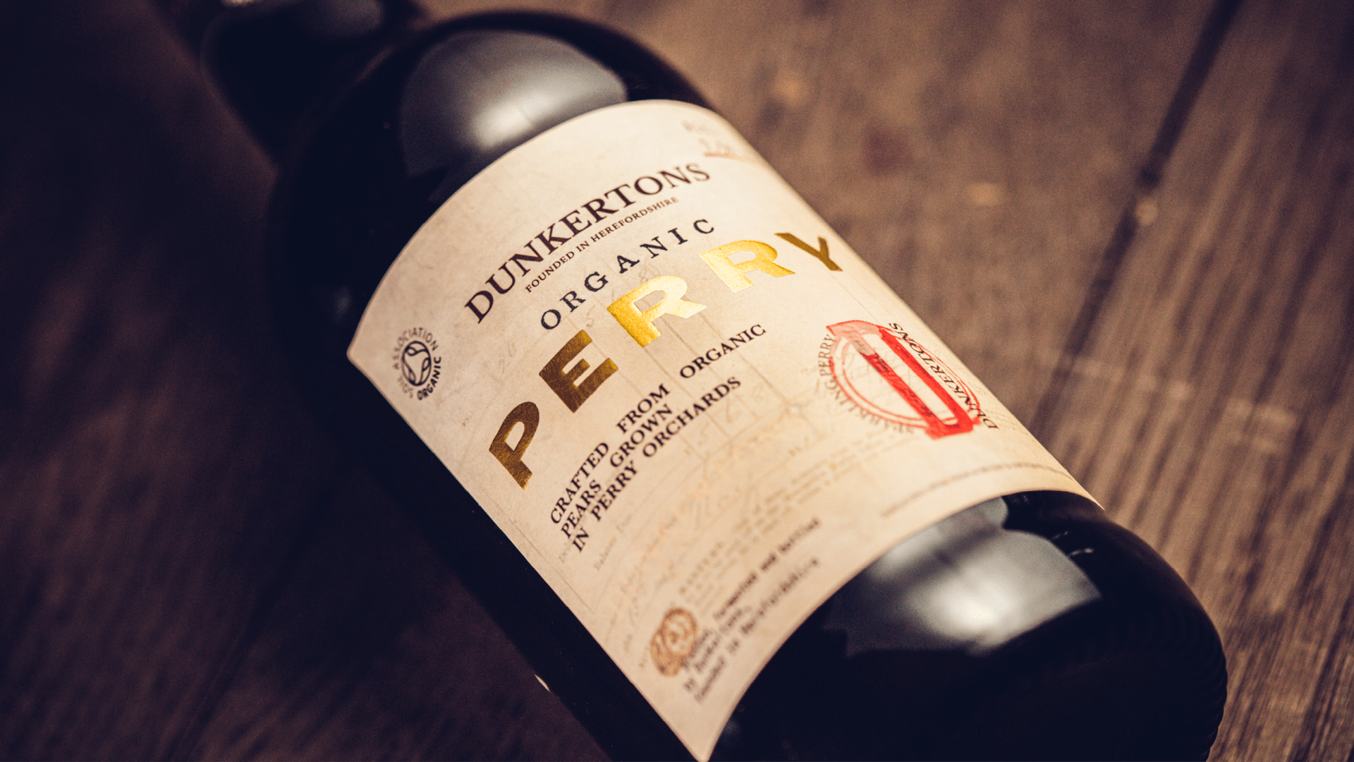 Dunkertons Perry Cider Label Design