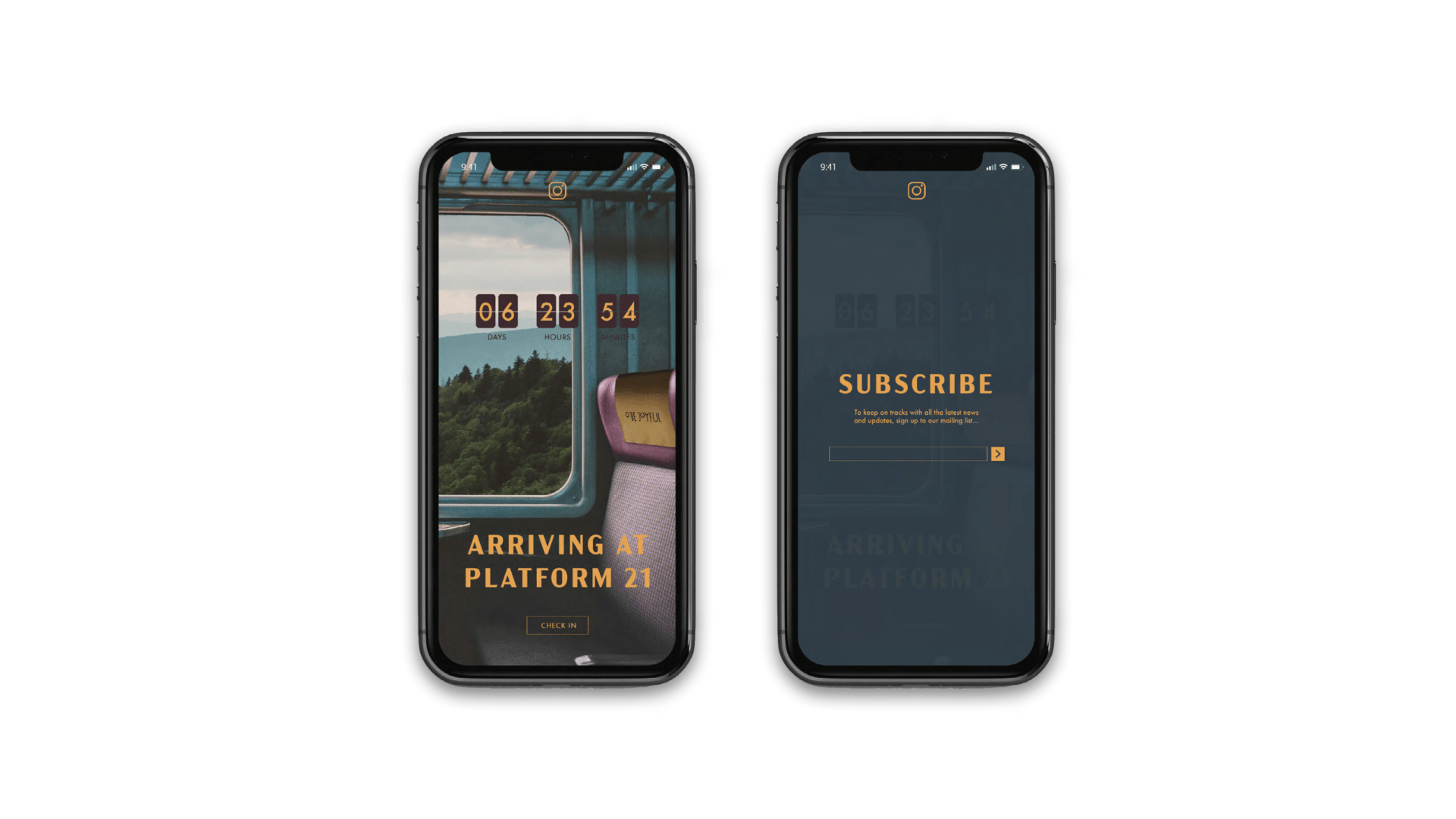 O' Be Joyful Mobile Landing Page