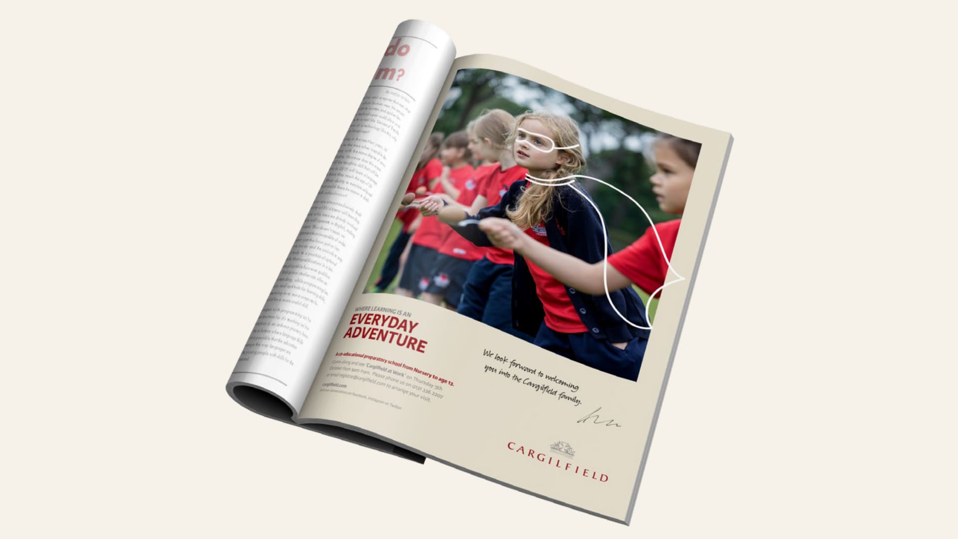 Cargilfield Editorial Advert