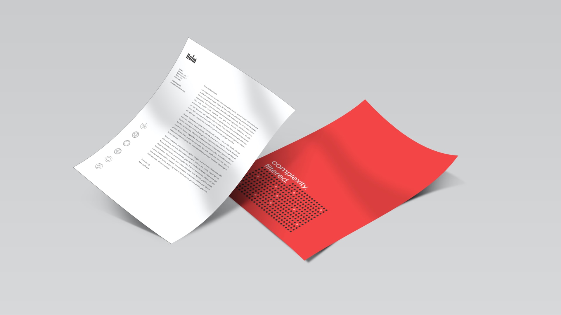 Holm Letterhead
