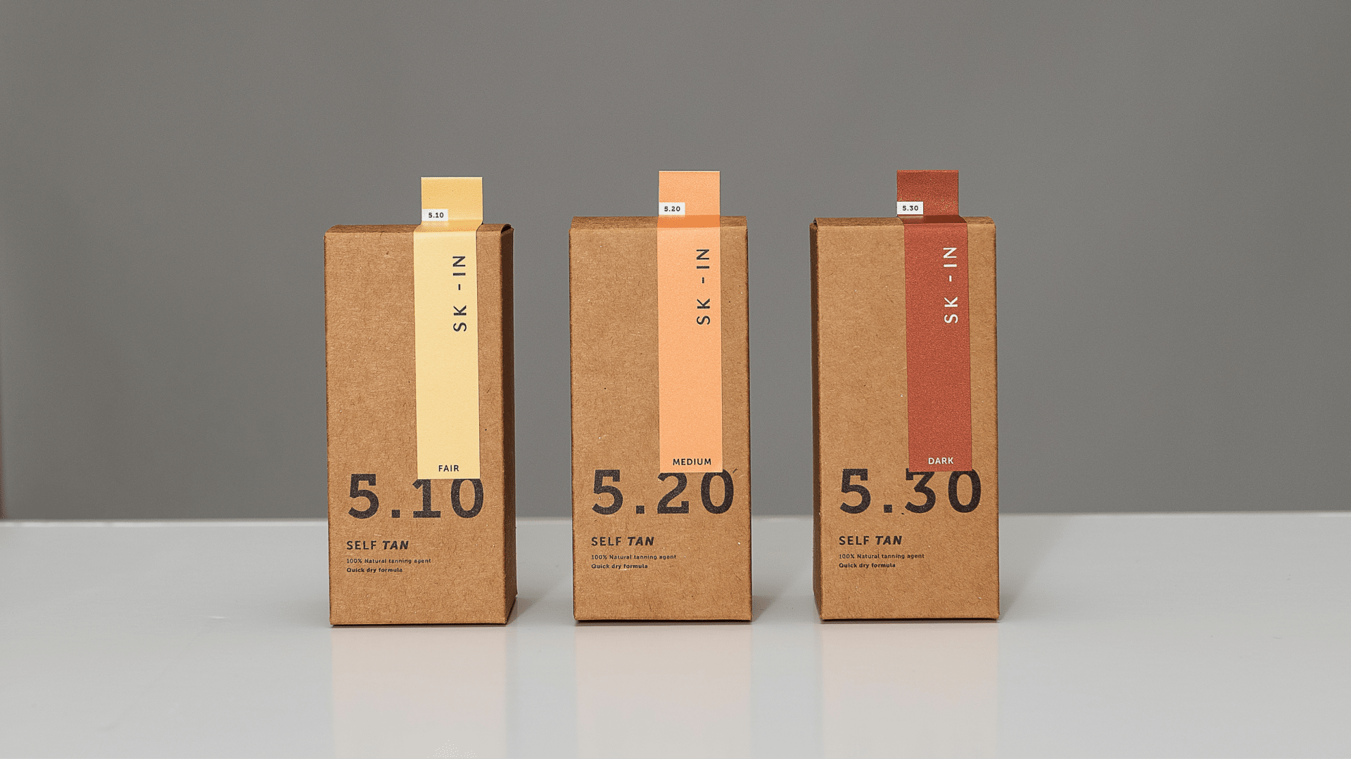 SK-IN Self Tan Packaging