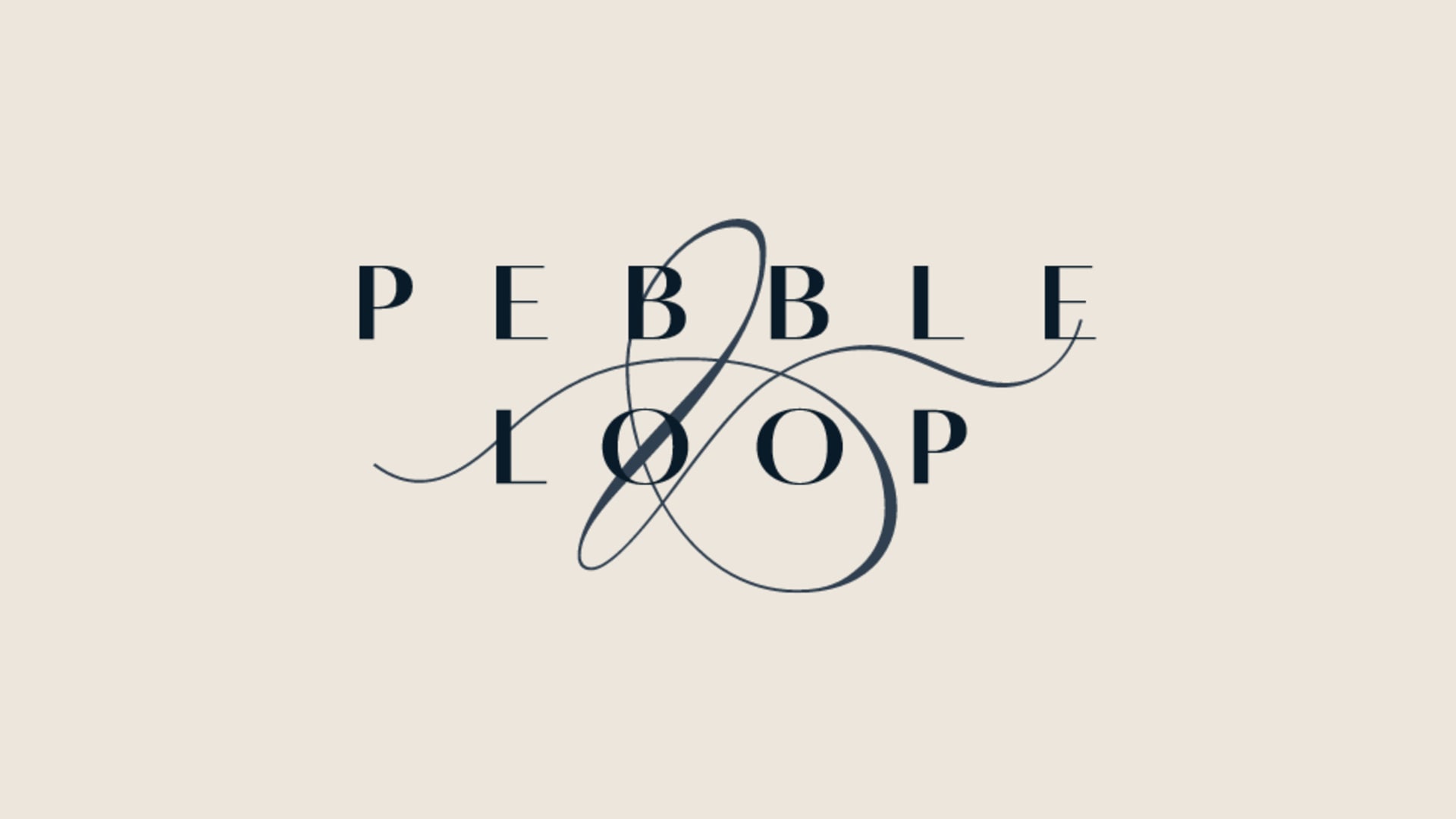 Pebble and loop logo