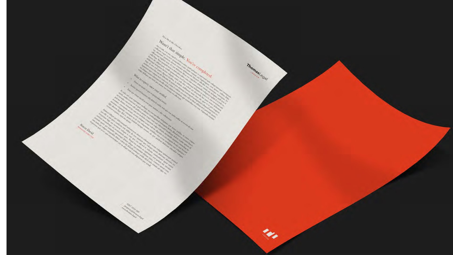 Thomas Legal London Letterhead