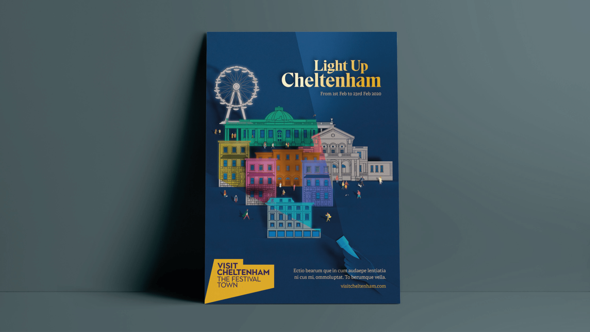 Visit Cheltenham - Light Up Cheltenham Poster