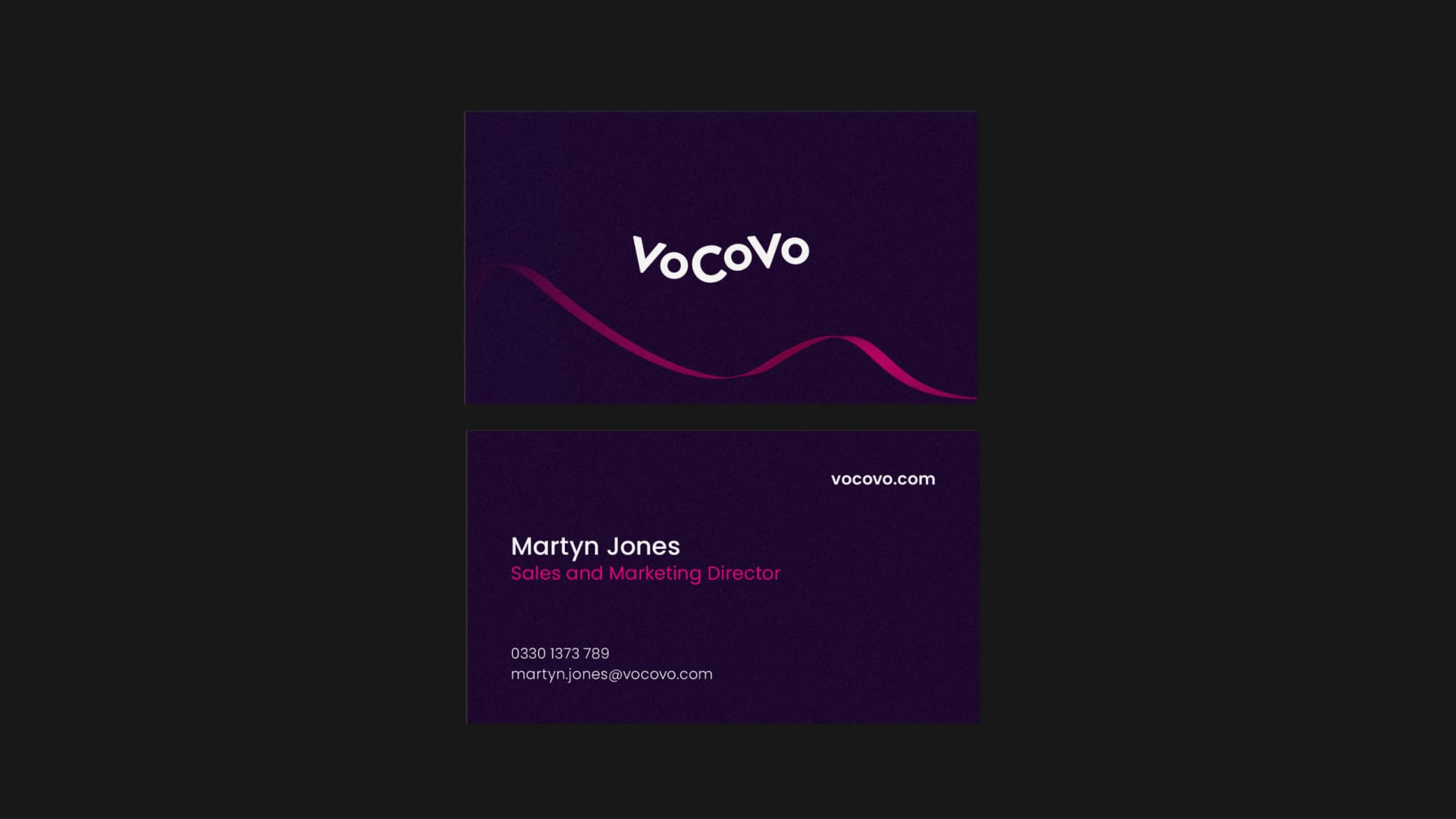 VoCoVo Business Cards