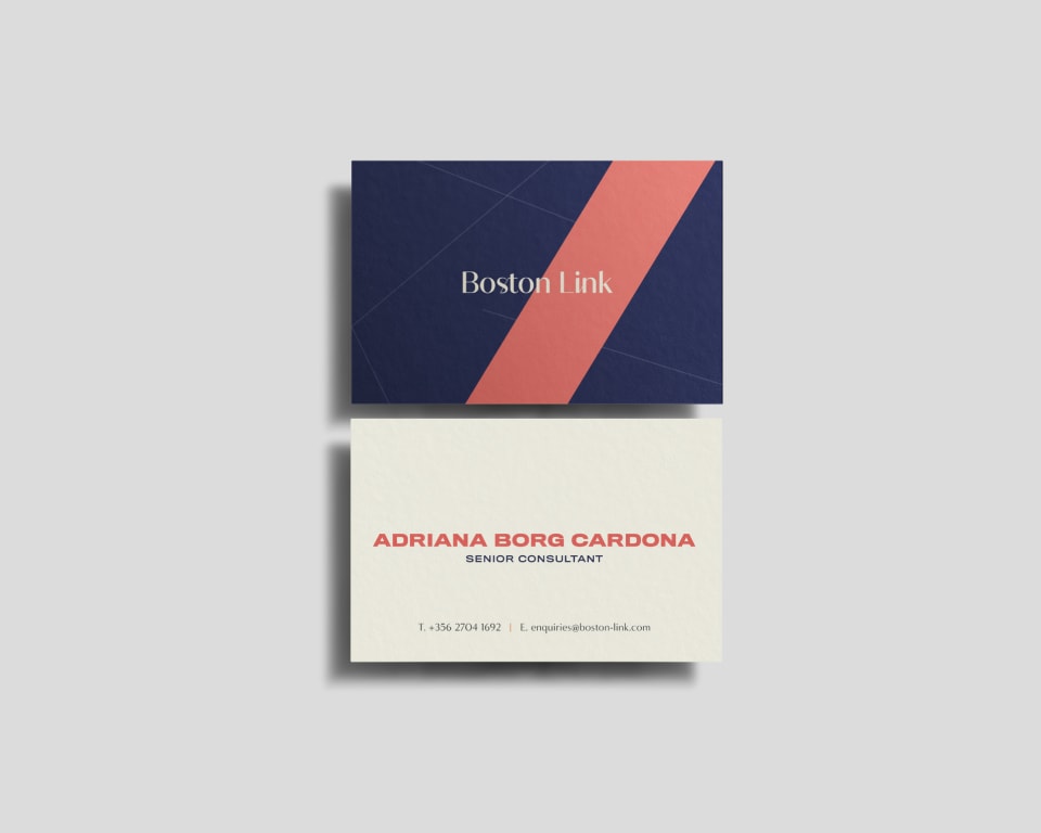 Boston Link Business Cards