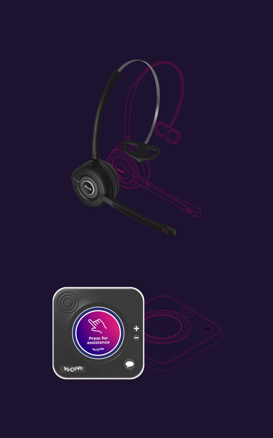 VoCoVo Product Line Drawings