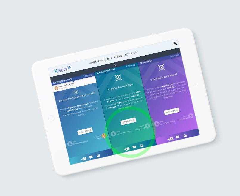 Xbert team collaboration example images