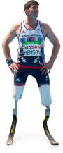 Athlete standing tall