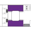 Australian Freedom Campervan Day Floorplan