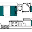 New Zealand maui Beach Motorhome Floorplan Day v3