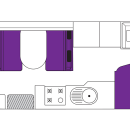Australian Traveller Campervan Day Floorplan