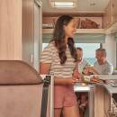 Maui River 6 Berth Motorhome Interior Kitchen