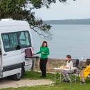 Maui Ultima Plus 3 Berth Motorhome Family Eating