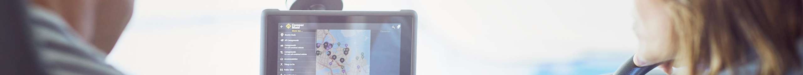 NZ In Vehicle Tablet Britz New Zealand
