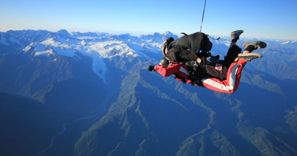 Skydive South Island Book Now maui motorhomes NZ