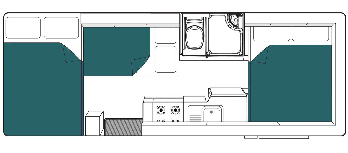 New Zealand maui River Motorhome Floorplan Day v2