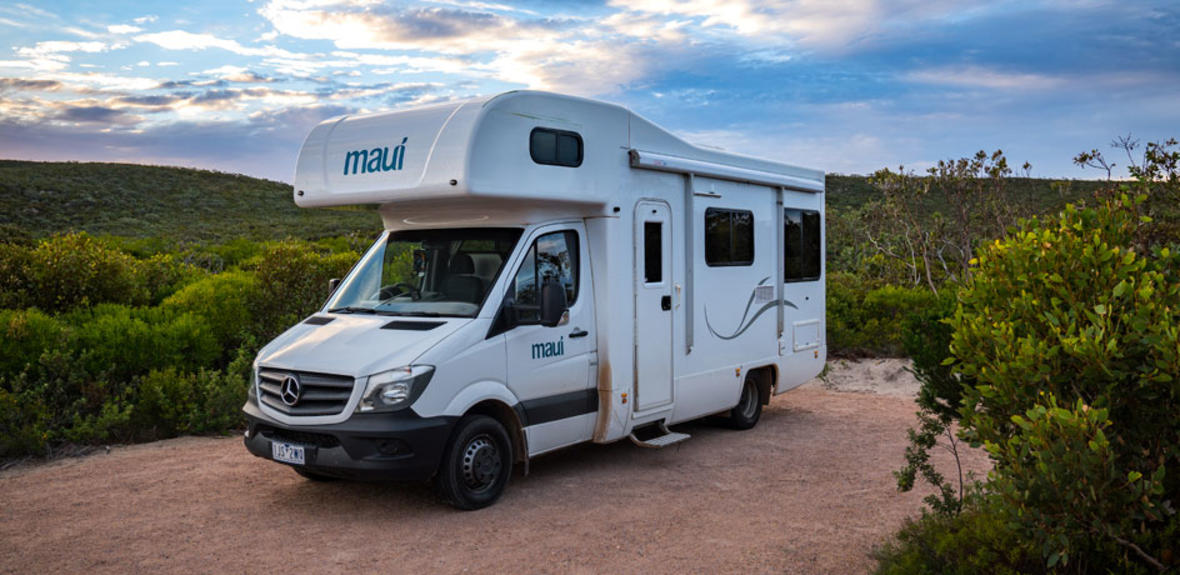 6 Berth Motorhome Hire River maui Campervans Australia