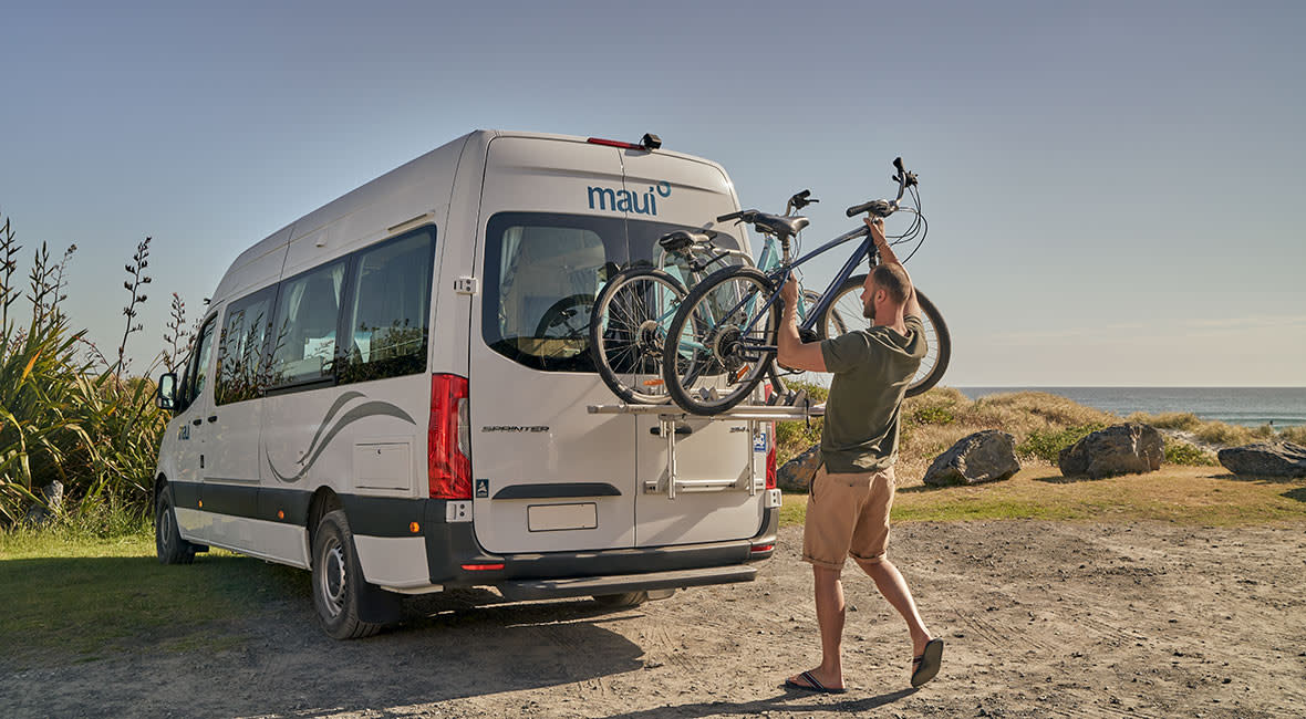 Maui Ultima 2 Berth Motorhome Exterior Bicycle Rack