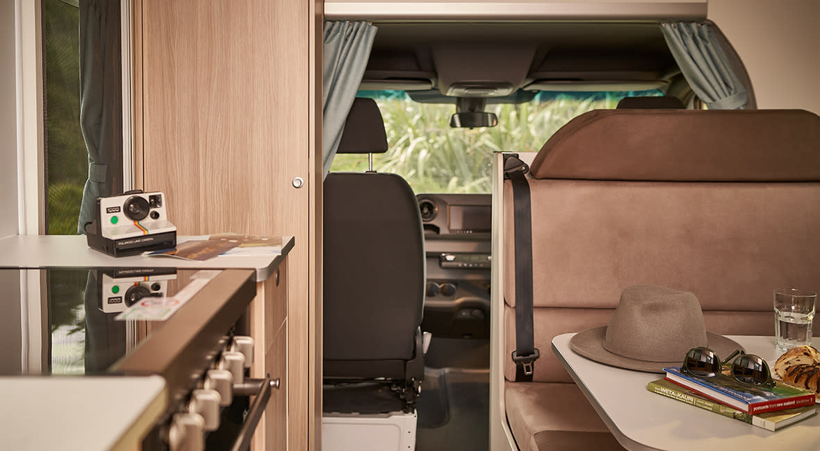 Maui Beach 4 Berth Motorhome Interior Dinette