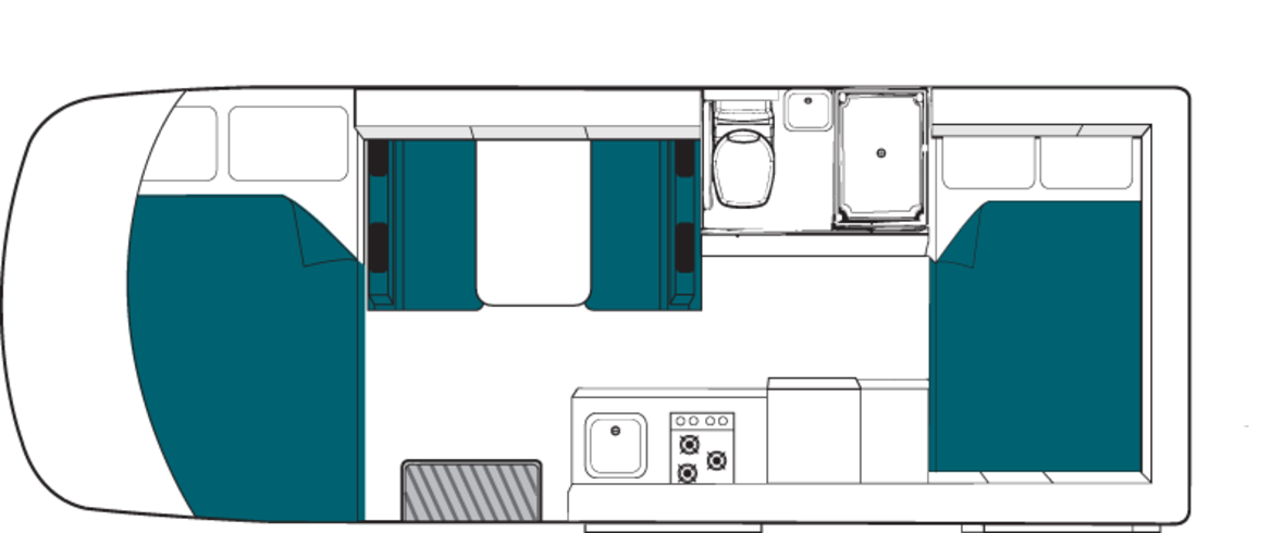 maui beach floorplan night