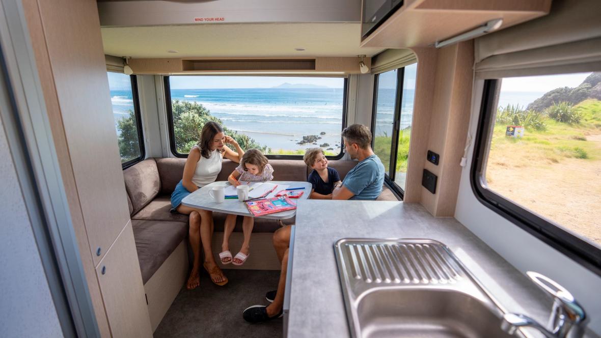 Maui NZ Cascade 4 Berth Motorhome Interior 3 2023