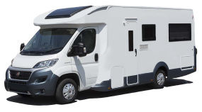 Side profile photo of the Maui 4 Berth Cruiser Campervan