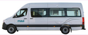 Side profile photo of the Maui 2+1 Berth Ultima Plus Campervan