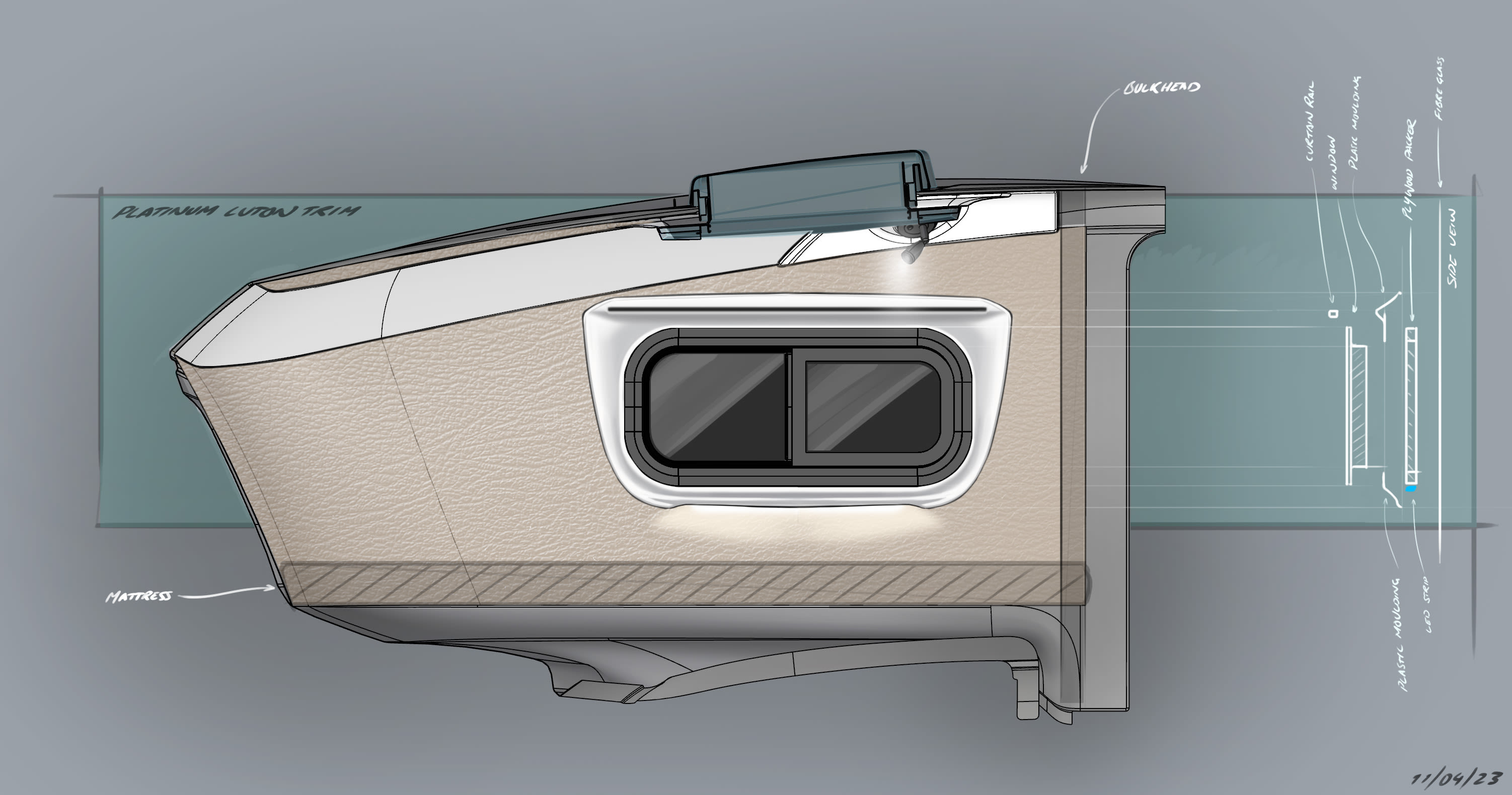 Gallery Static Image 3 - Our first Platinum Motorhome is in the works! Get a sneak peek here 😳