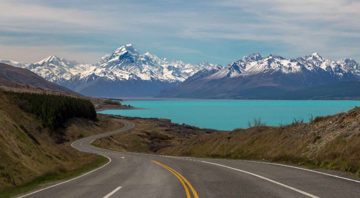 Mount Cook Landscape New Zealand