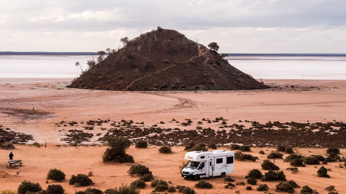 Lake Ballard, WA - Britz Campervans