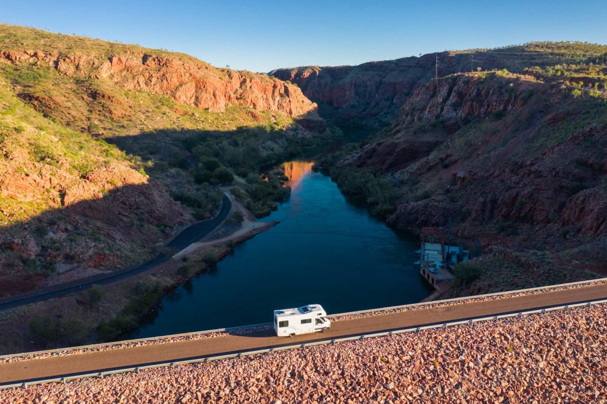 Britz Campervans Lake Argyle Bridge